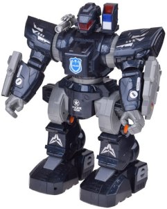 Zdalnie sterowany ROBOT POLICYJNY - chodzi, tańczy, strzela i świeci RC0731 3