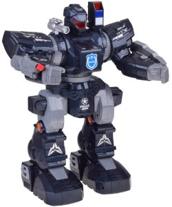 Zdalnie sterowany ROBOT POLICYJNY - chodzi, tańczy, strzela i świeci RC0731 4