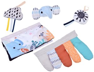 Stojak Drewniany Mata Edukacyjna Gimnastyczna Baby Gym dla Niemowląt ZA5882 7