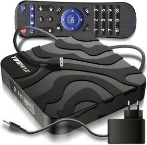 Przystawka odtwarzacz multimedialny do telewizora Smart TV BOX 6 K Wi-Fi PILOT 3