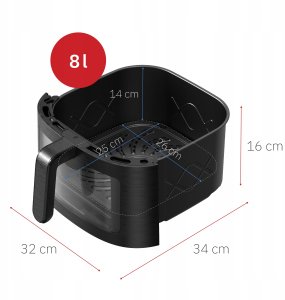 Frytkownica beztłuszczowa Webber AF800 24