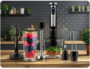 Blender ręczny z butelką 1500 W BD-754 Berdsen 15