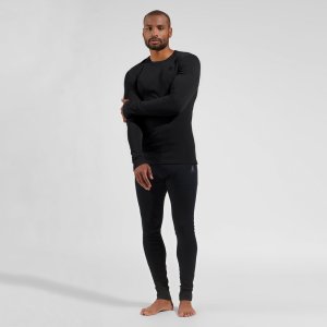 Odlo Legginsy termoaktywne męskie Active Warm Eco* BL Bottom Long - black rozmiar: l 3