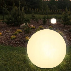 LAMPA OGRODOWA ARGENTO 30 BIAŁA KULA E27 3