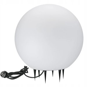 LAMPA OGRODOWA ARGENTO 30 BIAŁA KULA E27 4