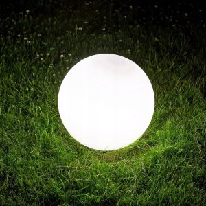 LAMPA OGRODOWA ARGENTO 30 BIAŁA KULA E27 6