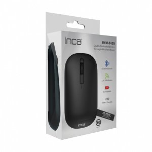 Inca IWM-242S myszka Biuro Oburęczny Bluetooth 1600 DPI 2