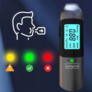 Alkomat Policyjny Bezustnikowy Profesjonalny Bez Ustnika Akumulator USB-C 5