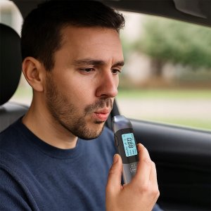 Alkomat Policyjny Bezustnikowy Profesjonalny Bez Ustnika Akumulator USB-C 8