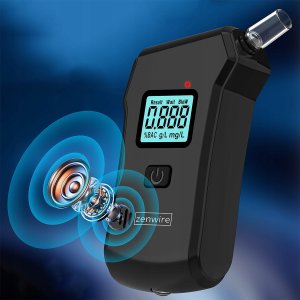 Alkomat Policyjny Profesjonalny Cyfrowy Alkotest Domowy Latarka 5x Ustnik 12