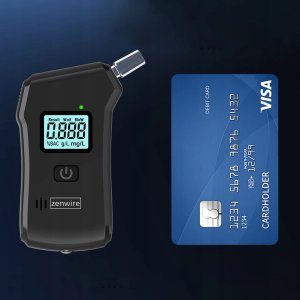 Alkomat Policyjny Profesjonalny Cyfrowy Alkotest Domowy Latarka 5x Ustnik 13