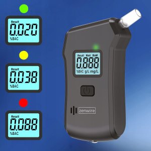 Alkomat Policyjny Profesjonalny Cyfrowy Alkotest Domowy Latarka 5x Ustnik 5