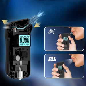 Alkomat Policyjny Profesjonalny Cyfrowy Alkotest Domowy Latarka 5x Ustnik 7