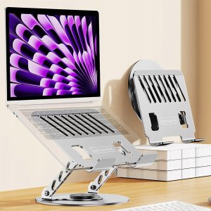 Podstawka Podkładka pod Laptopa Tablet Regulowana Chłodząca Obrotowa 15 17 7