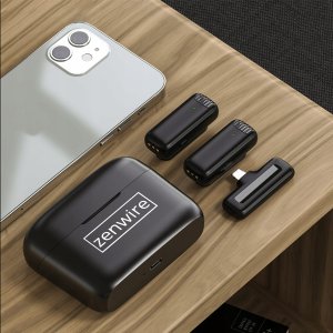 Mikrofon Krawatowy Bezprzewodowy USB-C Bluetooth Pojemnościowy do Telefonu 2
