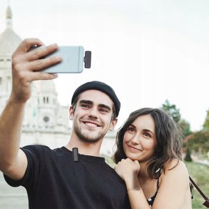 Mikrofon Krawatowy Bezprzewodowy USB-C Bluetooth Pojemnościowy do Telefonu 5