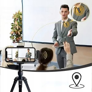 Mikrofon Krawatowy Bezprzewodowy USB-C Bluetooth Pojemnościowy do Telefonu 6