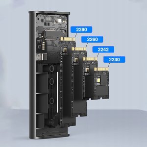 Obudowa SSD M.2 NVME Pcie USB-C 4.0 Kieszeń na Dysk M2 Thunderbolt 4 40 GB Zenwire M280U4C 5