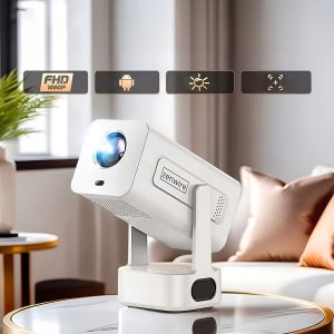Mini Projektor Przenośny Rzutnik Android 13 WiFi 360 Full HD 4K do Telefonu Zenwire IMC360 2