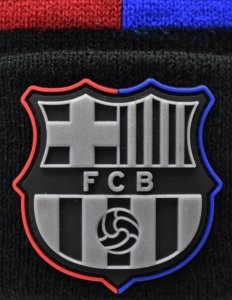 Czapka Zimowa 52/54 Czarna Dziecięca FC Barcelona 25/26 licencjonowana 4