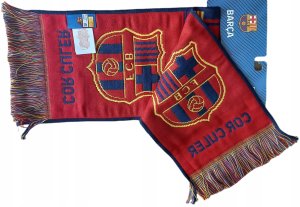 Szalik Kibica Piłkarski FC Barcelona BARCA Cor Culer Tkany Frędzle 24/25 4
