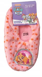 Kapcie dla dziewczynki paputki domowe papcie lekkie 27/30 Psi Patrol Skye 4