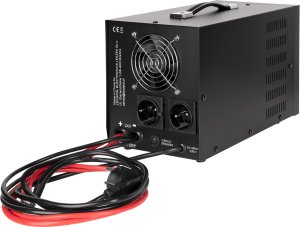 Zasilacz awaryjny KEMOT PROsinus-2600/24-LFP4 przetwornica z czystym przebiegiem sinusoidalnym i funkcją ładowania 24V 230V 2600VA/1800W 4