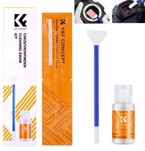 Zestaw Do Czyszczenia Matrycy 24mm Full Frame Wizjera K&f PŁyn 5x Szpatułka / Kf08.081 2