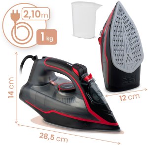 Żelazko Berdsen Żelazko parowe 2600W BD-331 ceramiczna powłoka praca w pionie 4