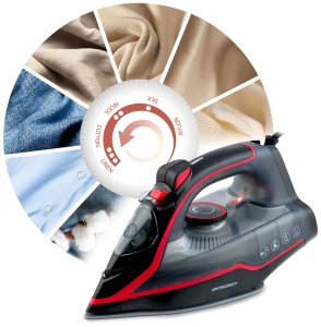 Żelazko Berdsen Żelazko parowe 2600W BD-331 ceramiczna powłoka praca w pionie 6