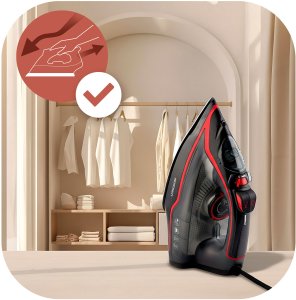 Żelazko Berdsen Żelazko parowe 2600W BD-331 ceramiczna powłoka praca w pionie 9