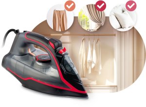 Żelazko Berdsen Żelazko parowe 2600W BD-331 ceramiczna powłoka praca w pionie 10