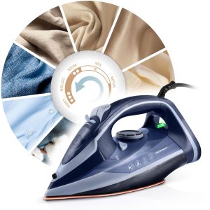 Żelazko parowe 3000W Berdsen BD-330 ceramiczna powłoka praca w pionie 5