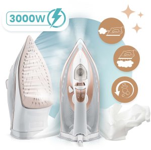 Żelazko parowe 3000W Berdsen BD-332 ceramiczna powłoka praca w pionie 3
