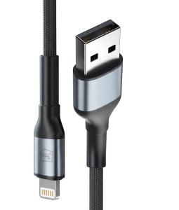 Kabel USB 3MK USB-A - Lightning 1 m Czarny (3MK17471) 2