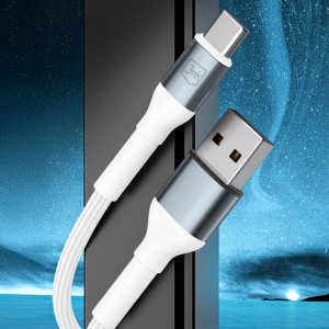 Kabel USB 3MK USB-A - USB-C 1m Biały (3MK17473) 7