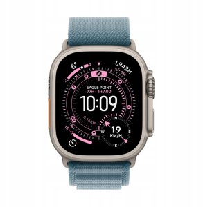 Smartwatch Apple Watch Ultra 3 GPS + Cellular 49mm Titanium / Alpine Loop L Niebieski (MEWP4QP/A) 2