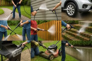 Myjka ciśnieniowa Riwall Myjka ciśnieniowa KOX280M PRO 2500W 280barEW pompa mosiężna alu 16