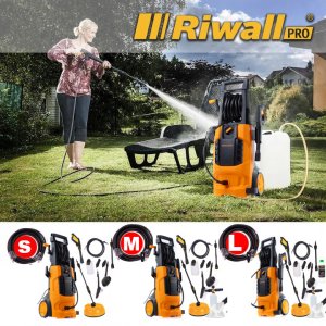 Myjka ciśnieniowa Riwall MOCNA MYJKA CIŚNIENIOWA RIWALL REPW180M + WAŻ DO KANALIZACJI 9