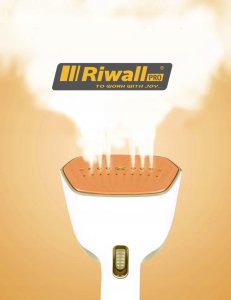 PAROWNICA DO UBRAŃ ŻELAZKO PAROWE STEAMER ZESTAW AKCESORIA 7w1 RIWALL RX-01 3