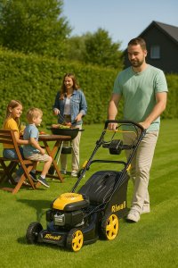 Kosiarka spalinowa Riwall MOCNA KOSIARKA SPALINOWA Z NAPĘDEM 46CM PRO CICHA 139CC NOWY MODEL 12