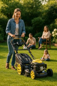 Kosiarka spalinowa Riwall MOCNA KOSIARKA SPALINOWA Z NAPĘDEM 46CM PRO CICHA 139CC NOWY MODEL 14
