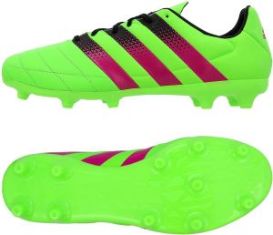 Adidas Buty piłkarskie ACE 16.3 FG/AG Leather zielone r. 41 1/3 (AF5162) 1