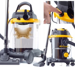 Odkurzacz przemysłowy Riwall Odkurzacz industrialny ZYGA 2.0 rha-01 pył gipsu z wibratorem mokre suche 16