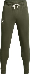 Spodnie męskie Under Armour Rival Terry Jogger khaki 1380843 390 S 2