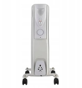 Grzejnik Riwall Grzejnik olejowy 2500 W biały elektryczny 13-żeberkowy mocny 6