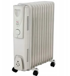 Grzejnik Riwall Grzejnik olejowy 2500 W biały elektryczny 13-żeberkowy mocny 9