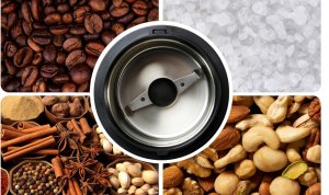 MŁYNEK ELEKTRYCZNY DO MIELENIA KAWY CUKRU ORZECHÓW ZBOŻA 150W RIWALL RQ-01 3