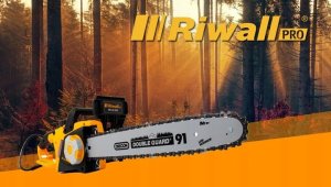 ANTYODBICIOWA Pilarka Piła Elektryczna Łańcuchowa DO DREWNA RIWALL RECS2440 11