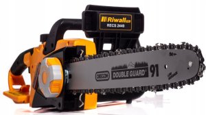 ANTYODBICIOWA Pilarka Piła Elektryczna Łańcuchowa DO DREWNA RIWALL RECS2440 13